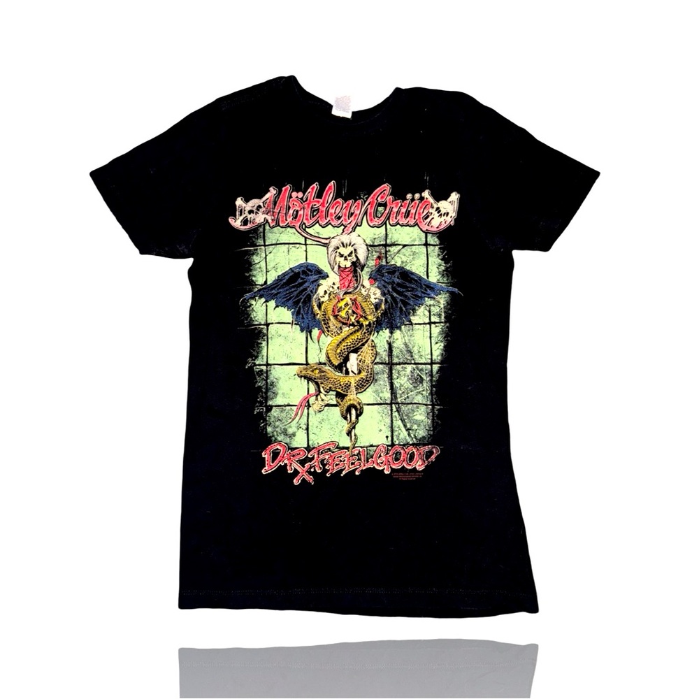 Motley Crue “Dr. Feelgood” Official Concert Tee: Nikki Sixx: Hair Metal: Small